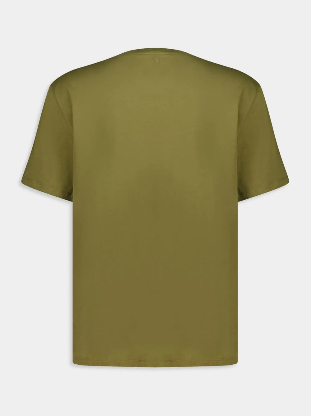 Bronze Green Cotton Ami De Coeur T-Shirt sold by Fashion Clinic product image thumbnail 4