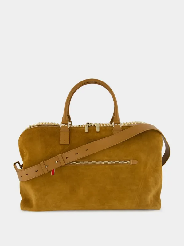 Rhea Funky Weekender Travel Bag with Spikes made by Christian Louboutin