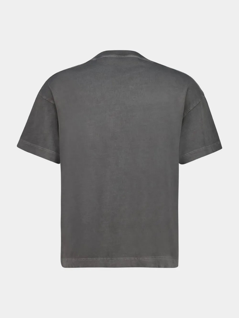 Dark Grey Logo Neck Short-Sleeve T-Shirt sold by Fashion Clinic product image thumbnail 2