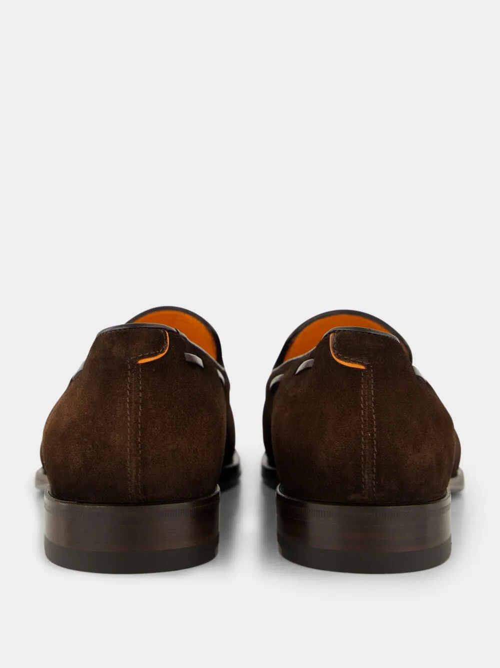 Dark Brown Suede and Leather Tassel Loafers sold by Fashion Clinic product image thumbnail 5