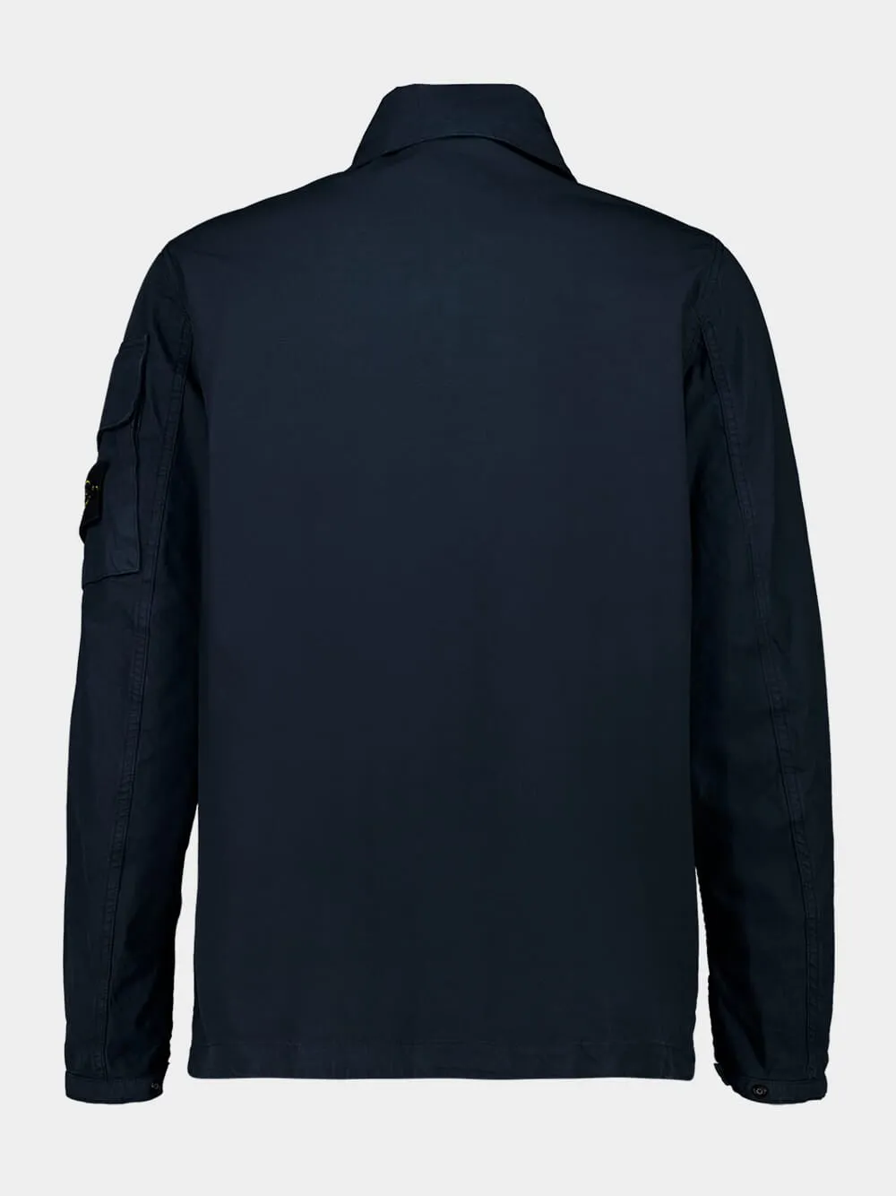 Navy Blue Canvas Cotton Field Jacket sold by Fashion Clinic product image thumbnail 2