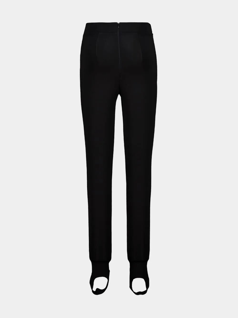 Black Jersey Stirrup Leggings sold by Fashion Clinic product image thumbnail 2
