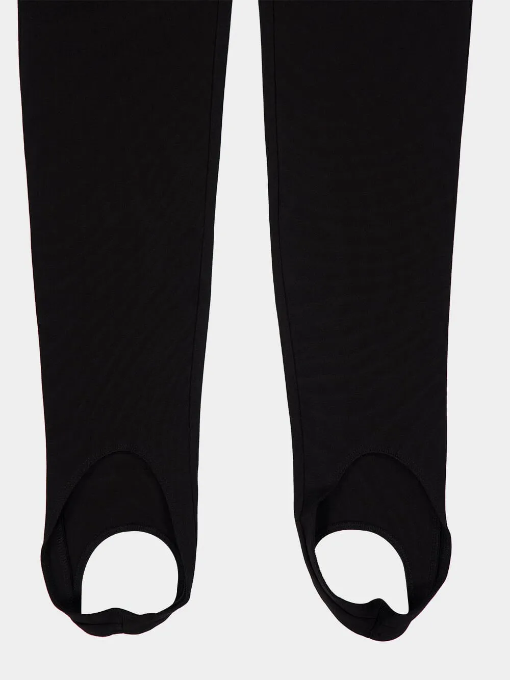 Black Jersey Stirrup Leggings sold by Fashion Clinic product image thumbnail 4