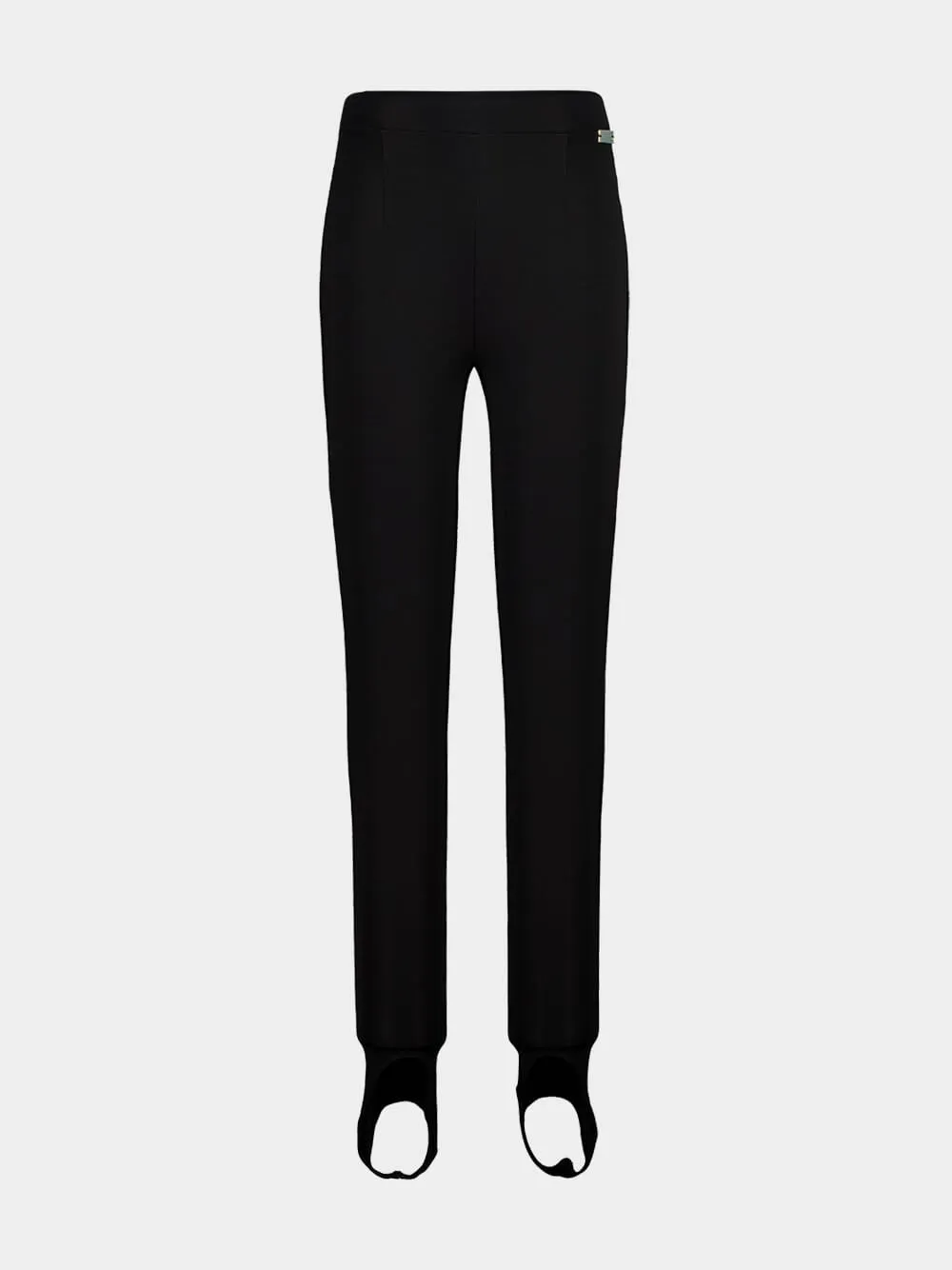 Black Jersey Stirrup Leggings sold by Fashion Clinic