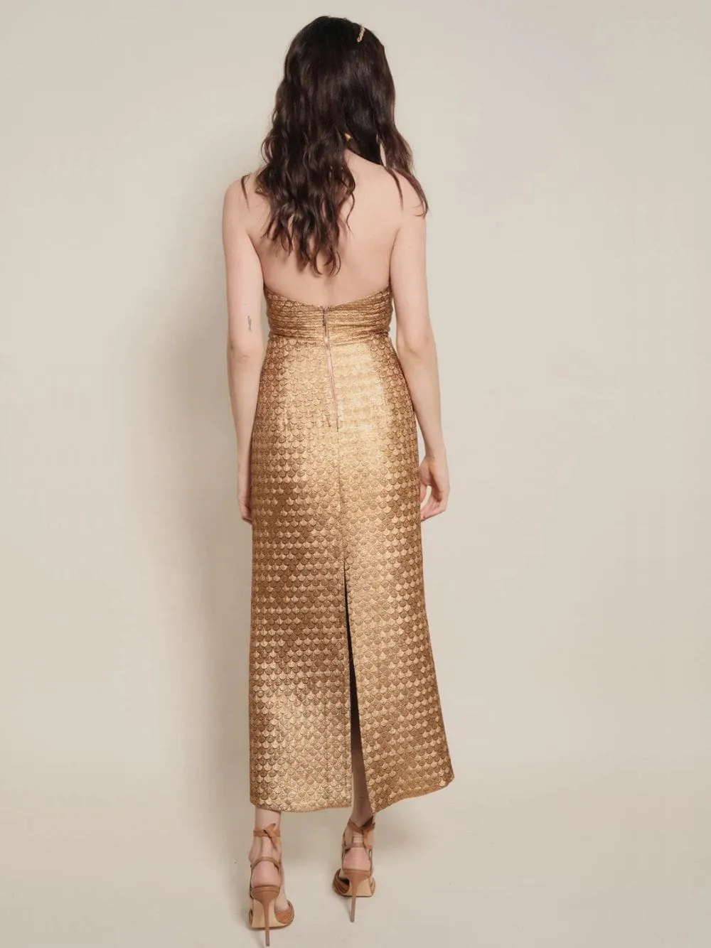 Gold Elegant Expedition Dress sold by Fashion Clinic product image thumbnail 4