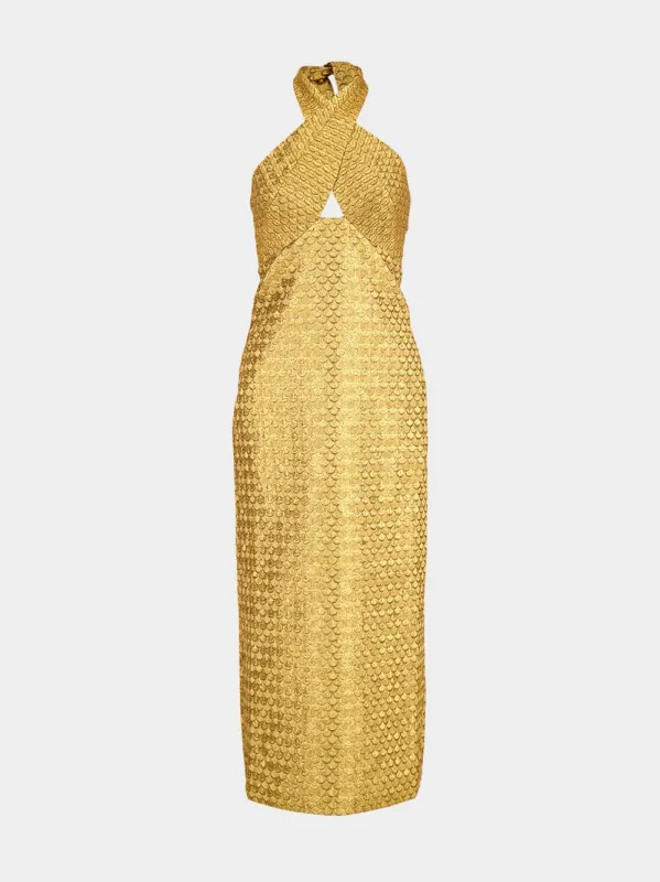 Gold Elegant Expedition Dress sold by Fashion Clinic