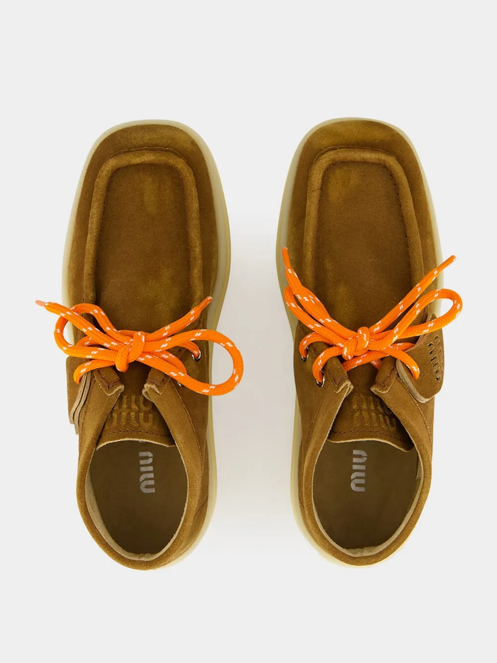 Brown Platform Suede Ankle Boots sold by Fashion Clinic product image thumbnail 4