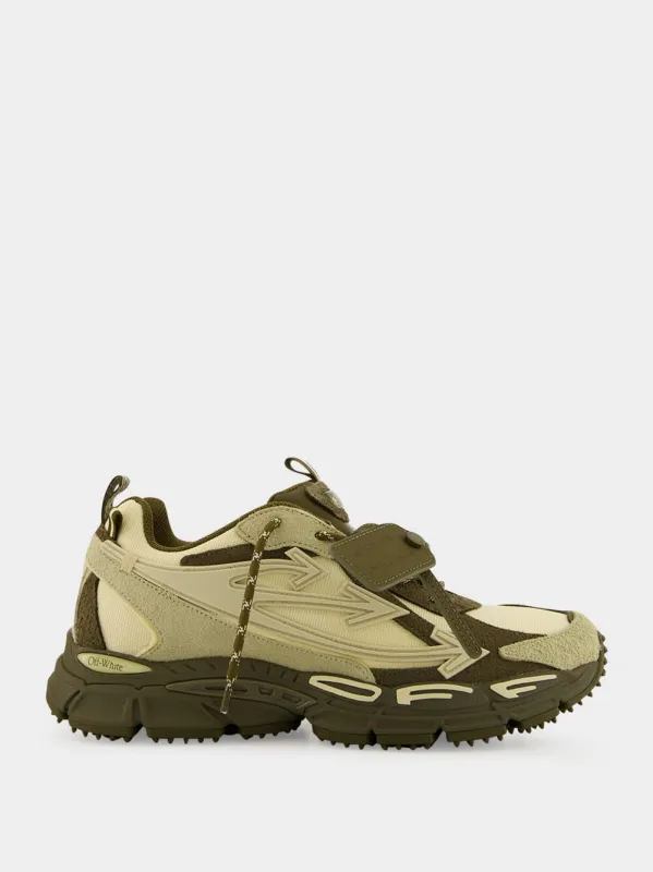 Forest Green and Sand Be Right Back Sneakers sold by Fashion Clinic