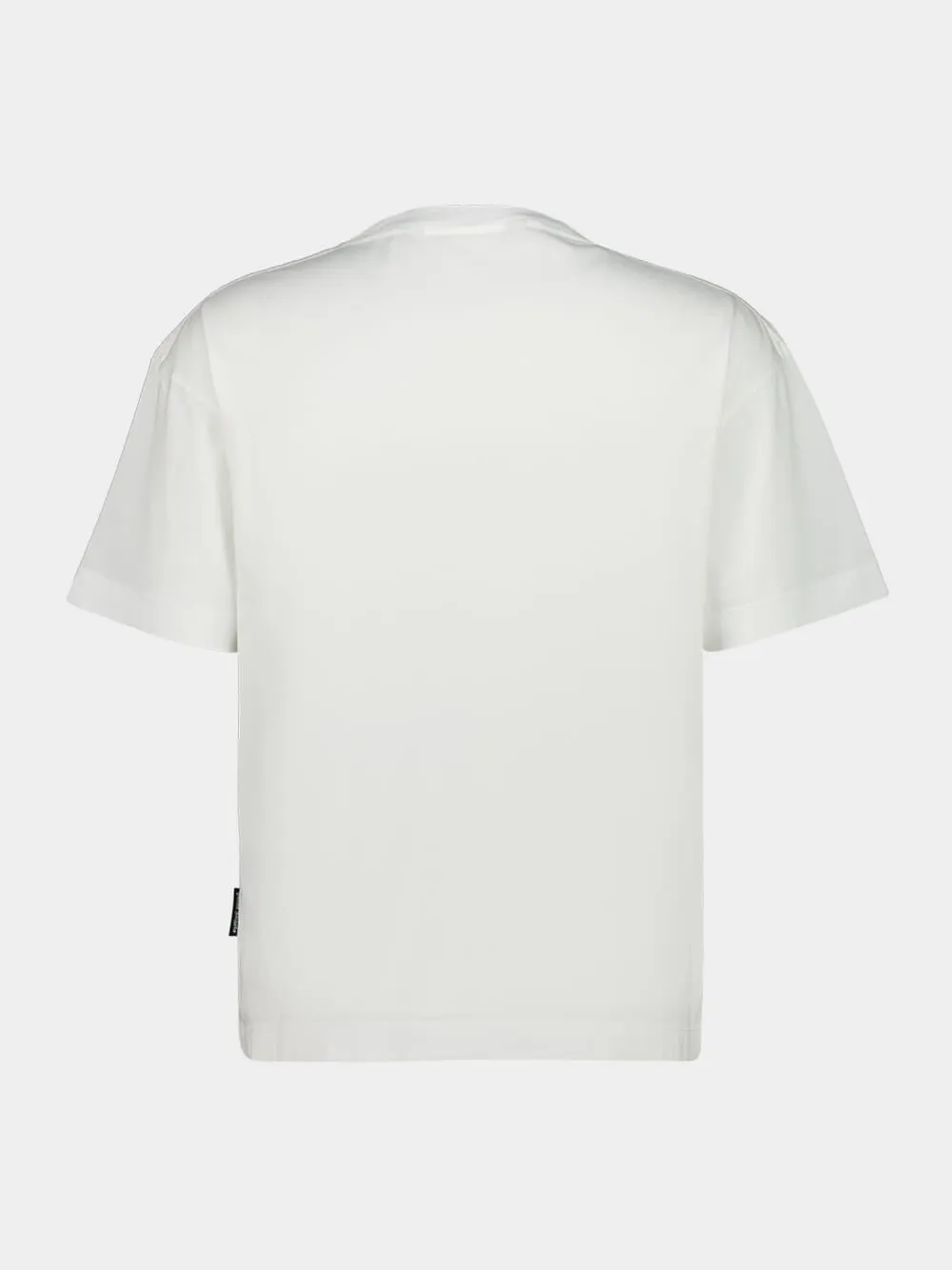 White Curved Logo T-Shirt sold by Fashion Clinic product image thumbnail 2