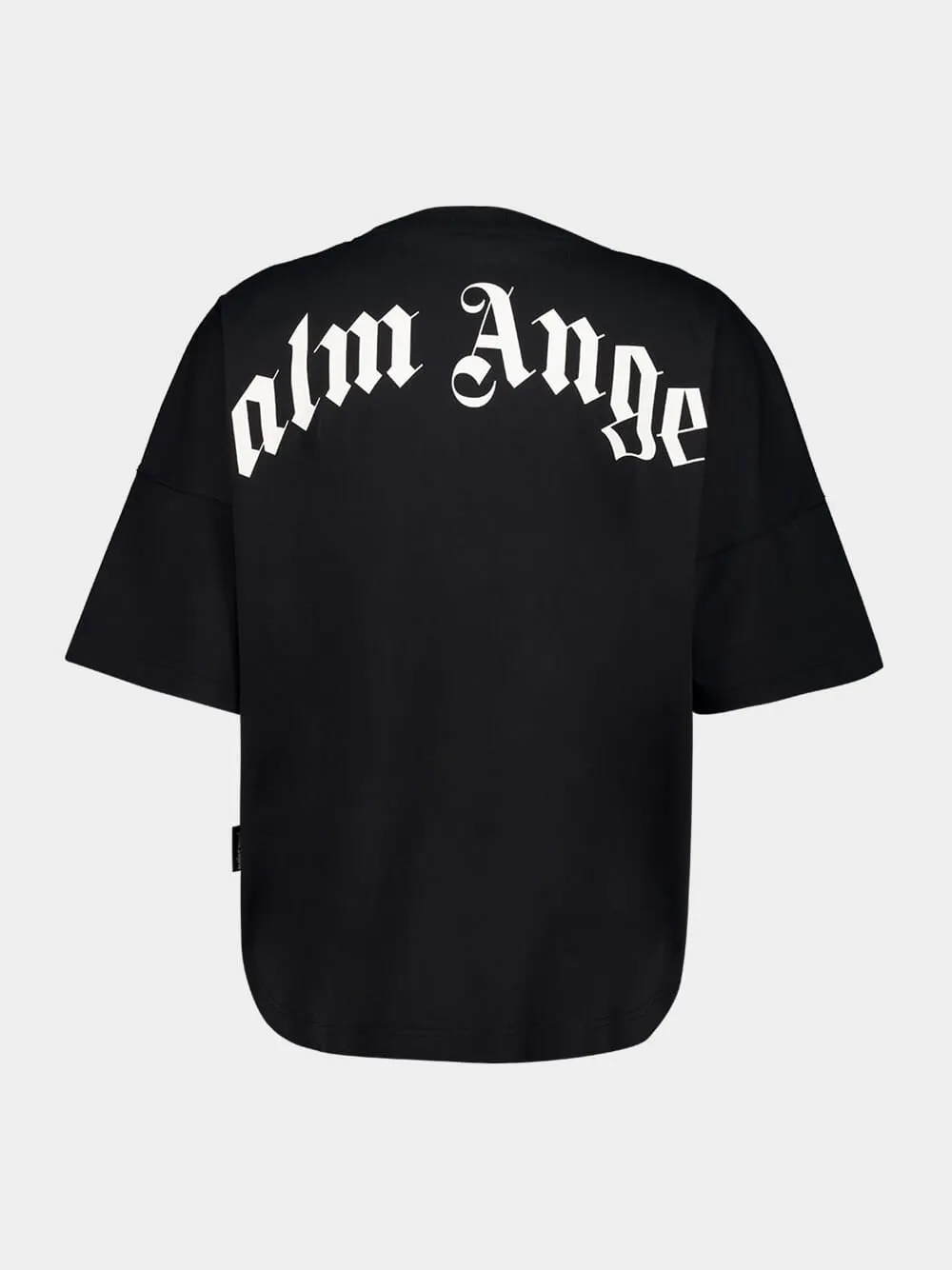 Black Back Curved Logo T-Shirt sold by Fashion Clinic product image thumbnail 2
