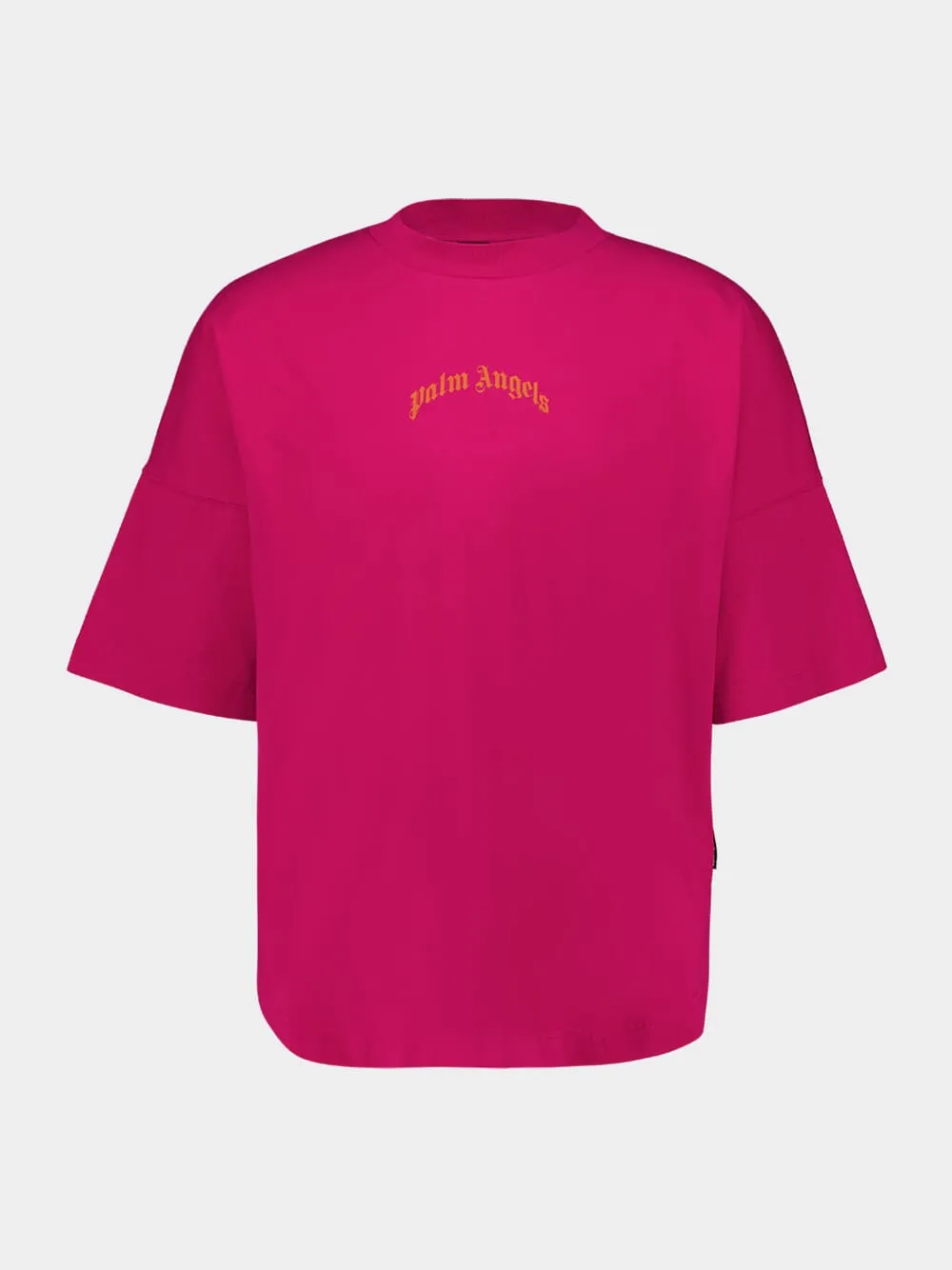 Fuchsia and Orange Back Logo T-Shirt sold by Fashion Clinic