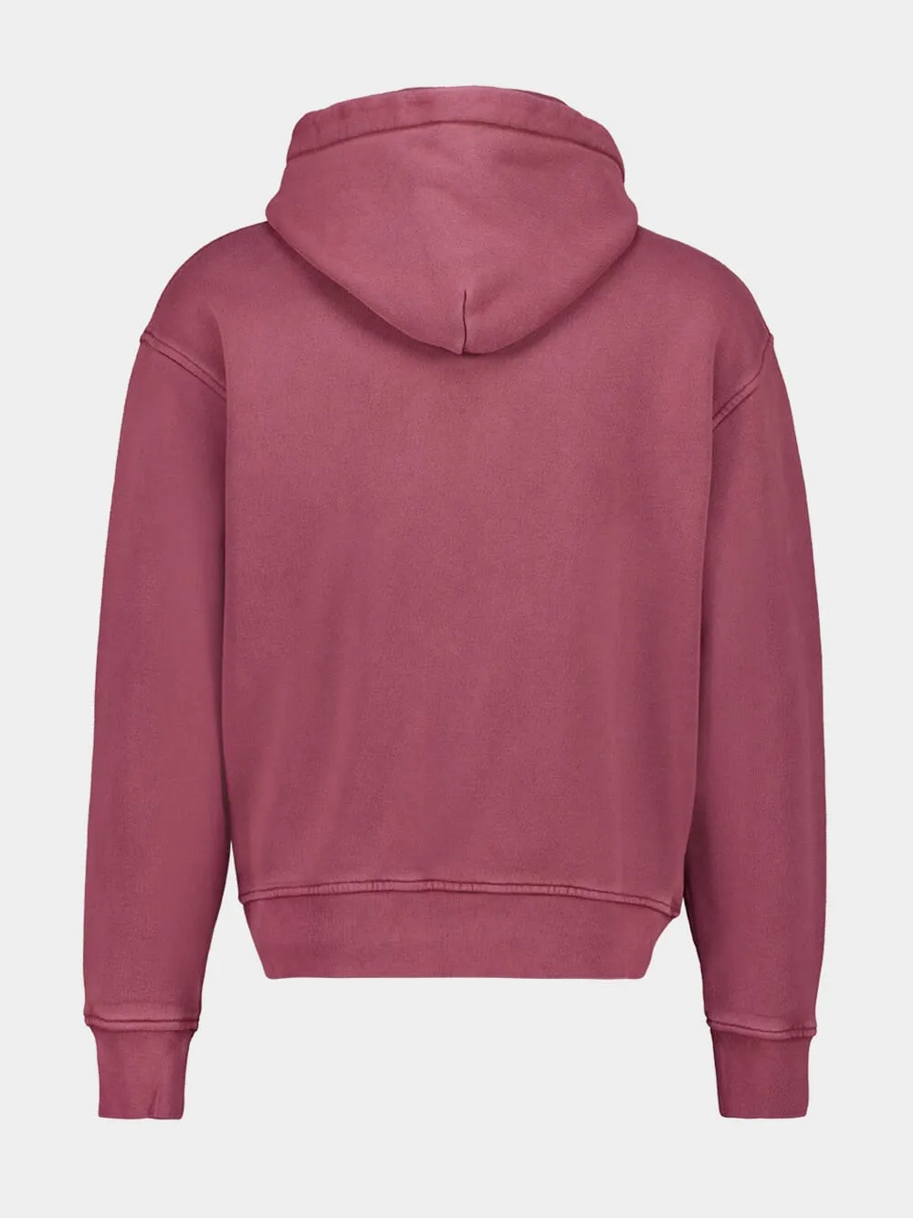 Burgundy Hooded Sweatshirt with Red Neck Logo sold by Fashion Clinic product image thumbnail 2