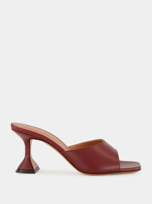 Wine Lupita Slipper Nappa sold by Fashion Clinic