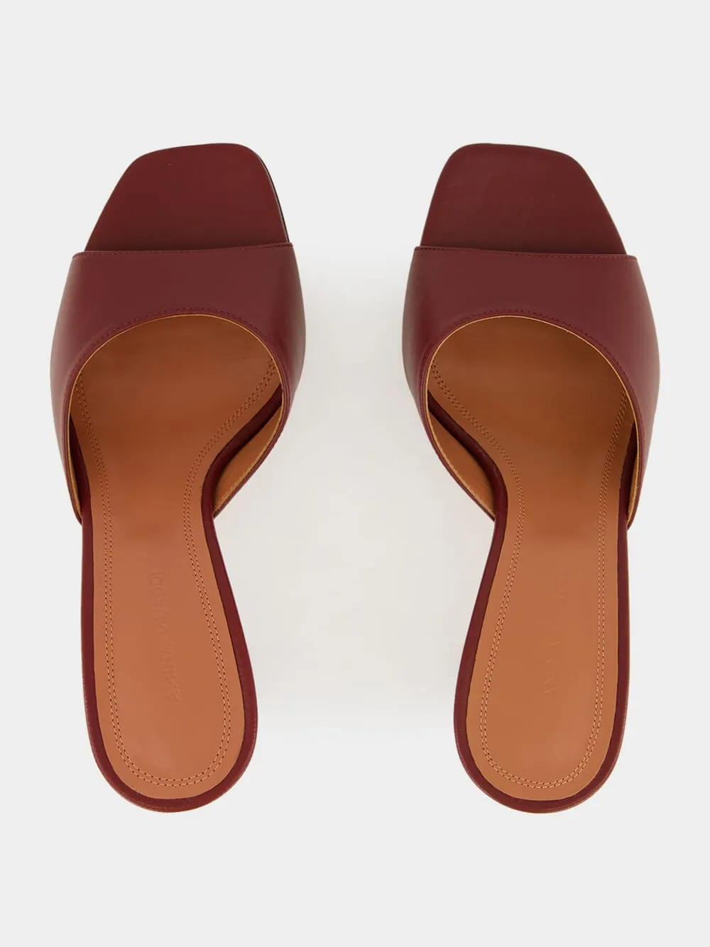 Wine Lupita Slipper Nappa sold by Fashion Clinic product image thumbnail 4