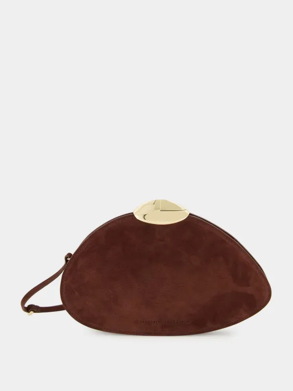 Belle de Jour Nabuk Bag in Mulled Wine sold by Fashion Clinic