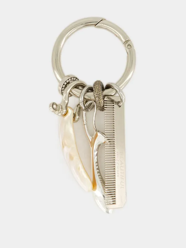 Chatelaine Petite Platinum Keyring sold by Fashion Clinic