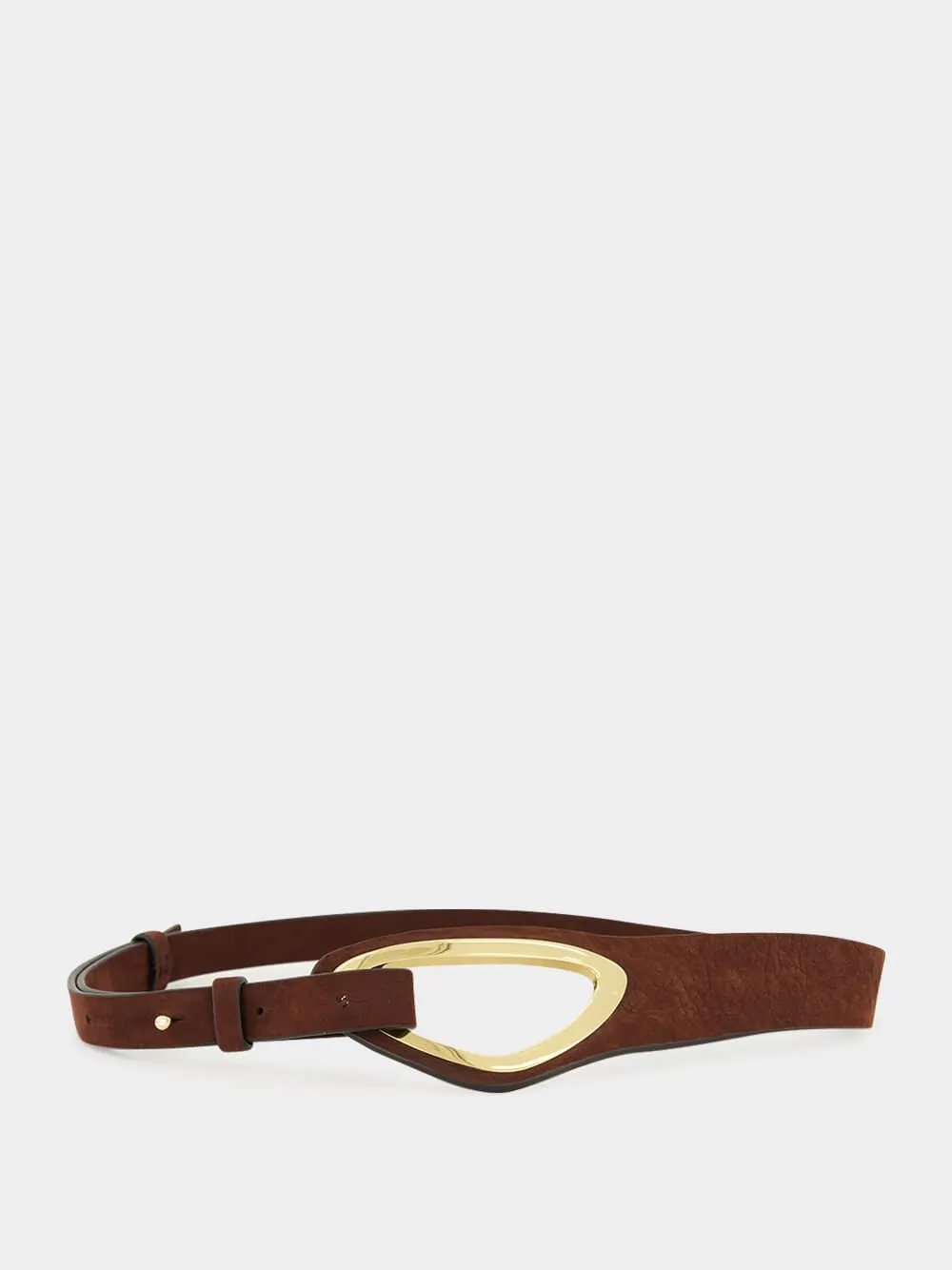 Mulled Wine Dafni Leather Belt sold by Fashion Clinic