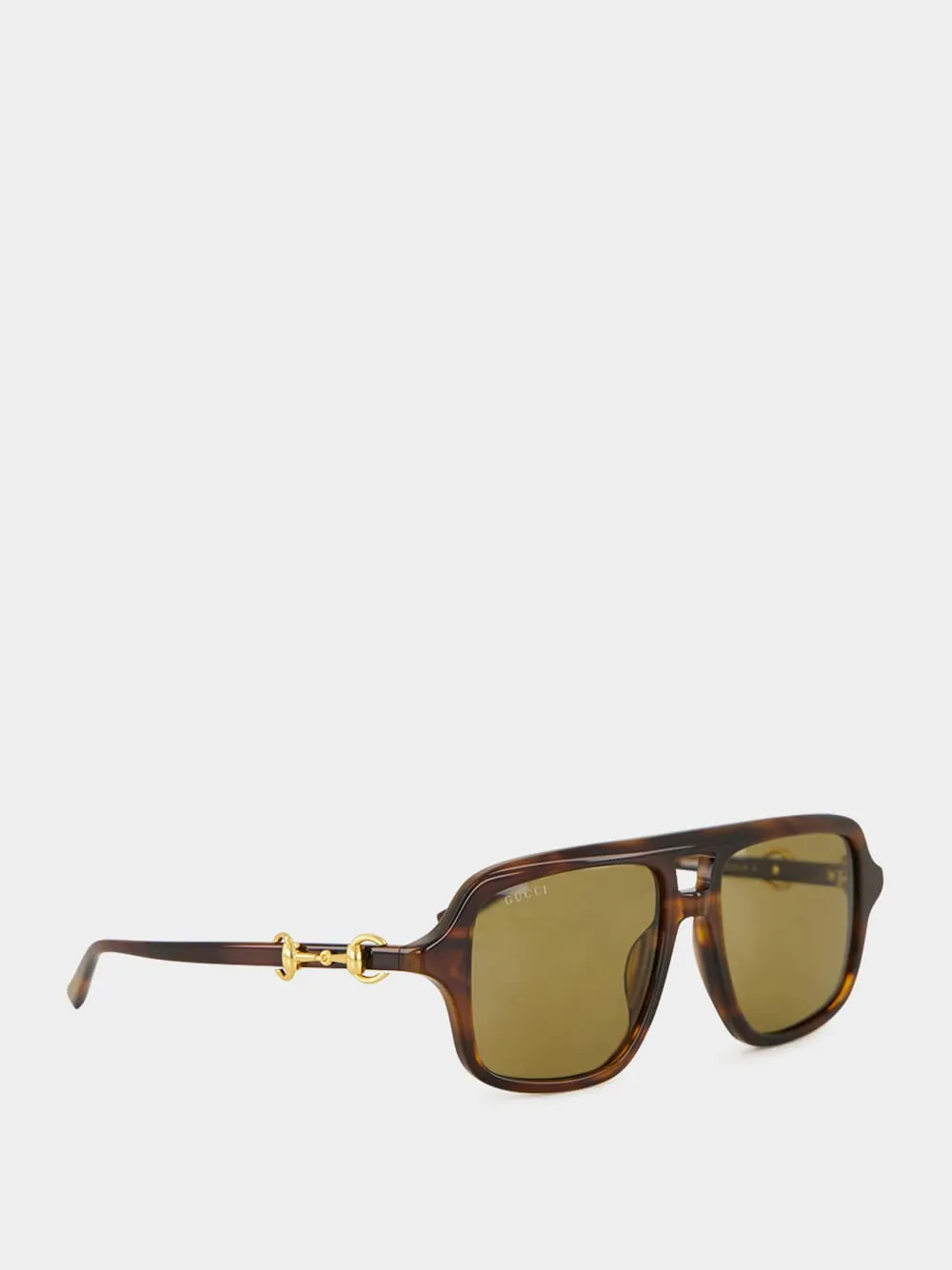 Havana Brown Navigator Sunglasses sold by Fashion Clinic product image thumbnail 2