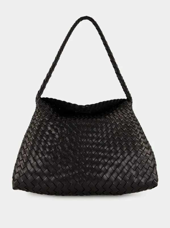 Santa Maria Shoulder Bag in Black made by Dragon Diffusion