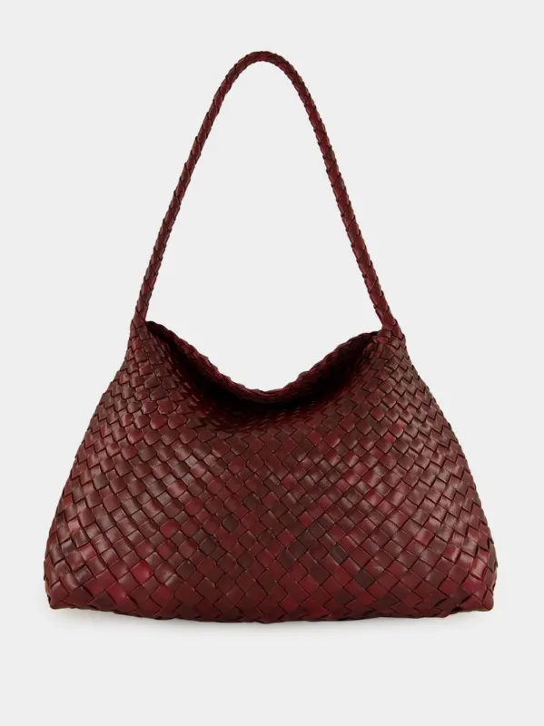 Santa Maria Shoulder Bag in Bordeaux made by Dragon Diffusion