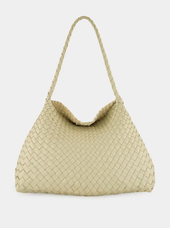 Santa Maria Shoulder Bag in Pearl made by Dragon Diffusion