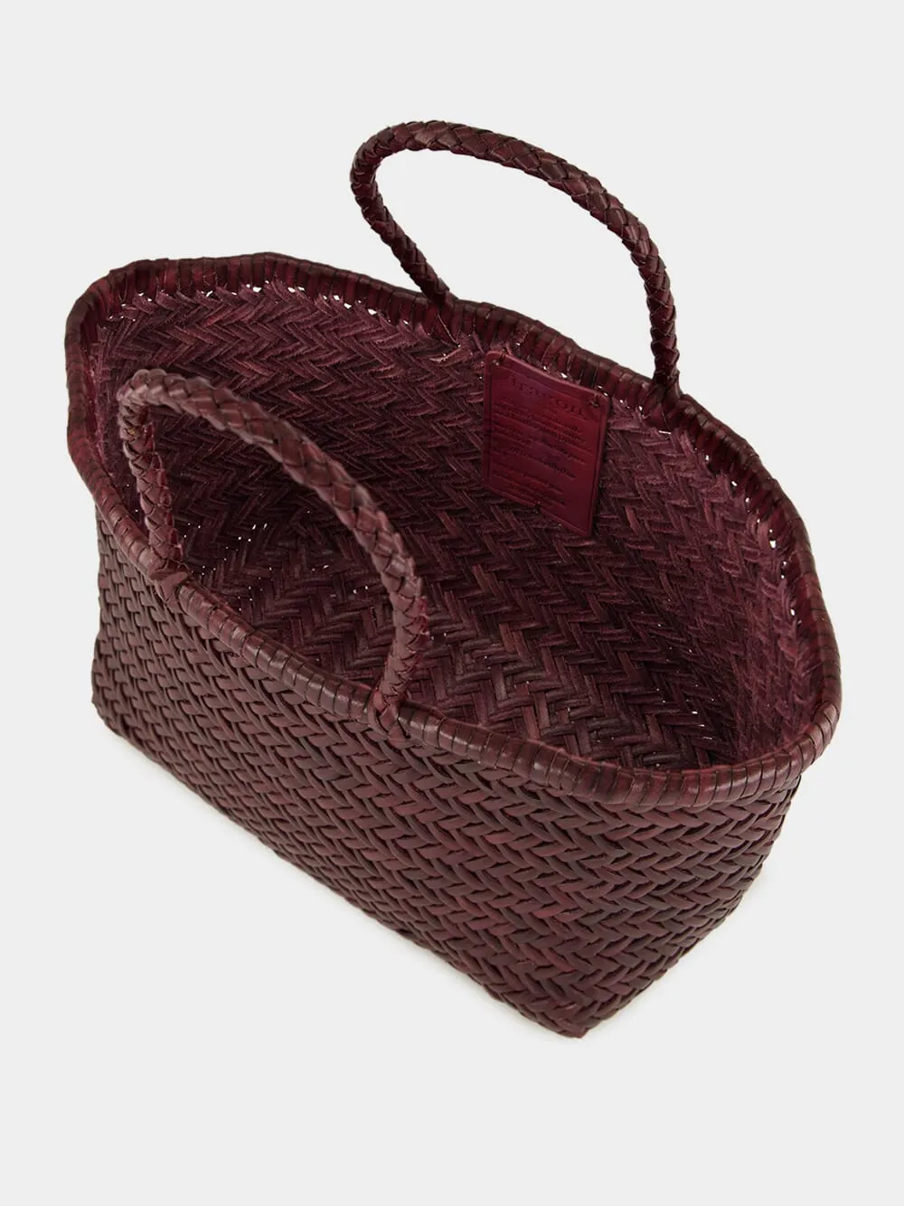 Triple Jump Small Basket Bag in Plum sold by Fashion Clinic product image thumbnail 5