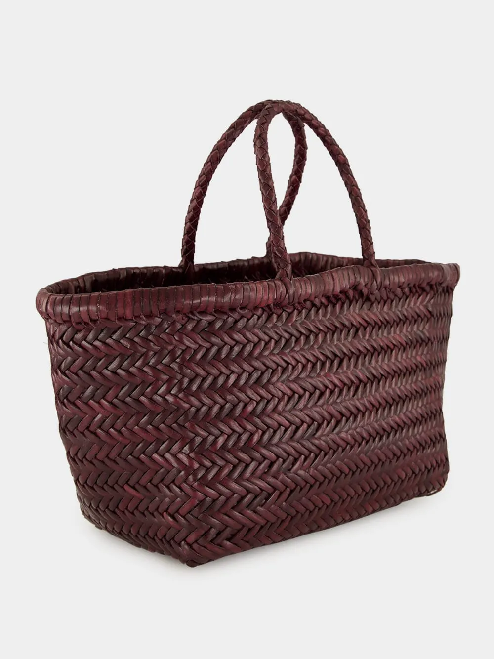 Triple Jump Small Basket Bag in Plum sold by Fashion Clinic product image thumbnail 2
