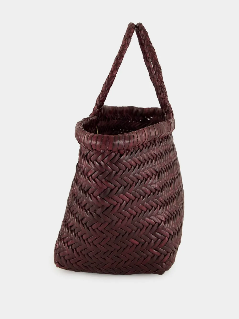 Triple Jump Small Basket Bag in Plum sold by Fashion Clinic product image thumbnail 3