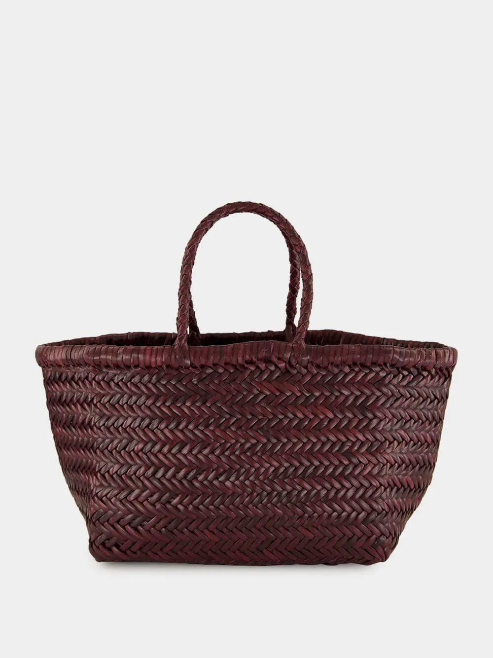 Triple Jump Small Basket Bag in Plum sold by Fashion Clinic