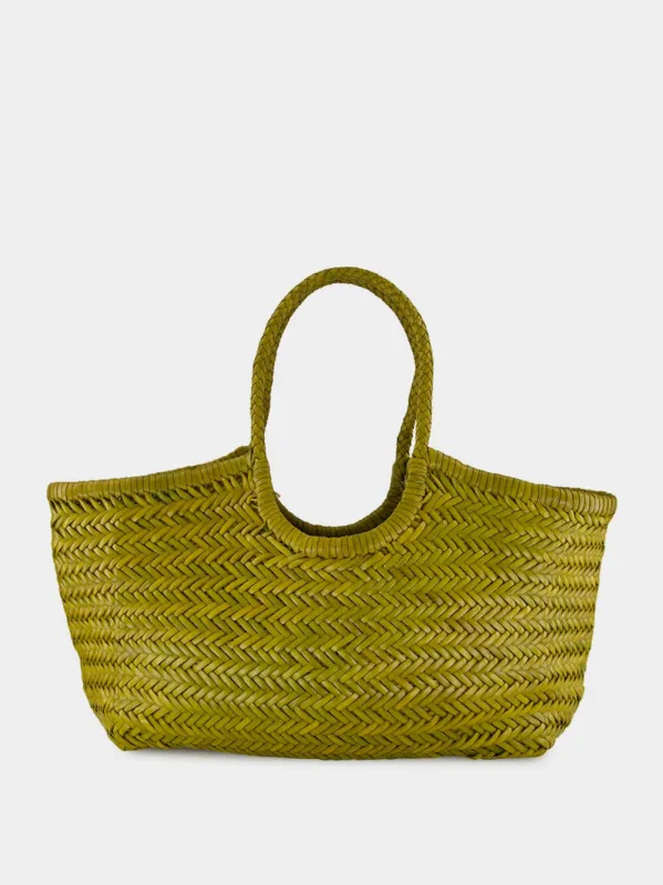 Nantucket Big Basket Bag in Bamboo Green sold by Fashion Clinic
