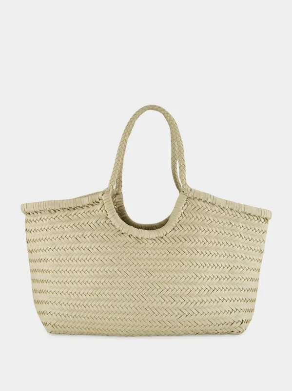 Nantucket Big Basket Bag in Pearl sold by Fashion Clinic