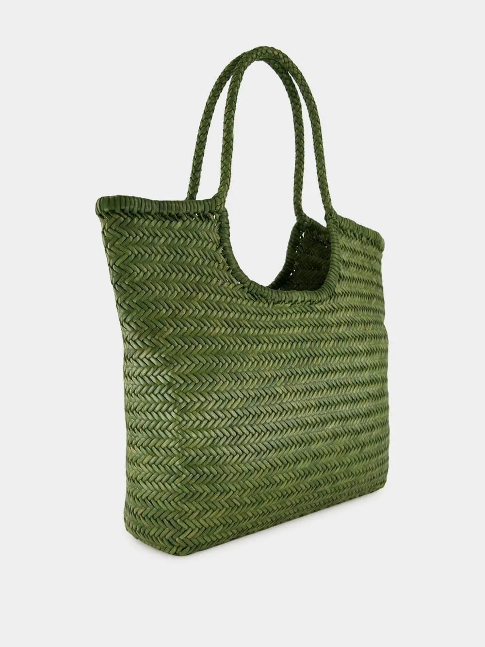 NS Diagonal Triple Jump Bag in Leaf Green sold by Fashion Clinic product image thumbnail 2