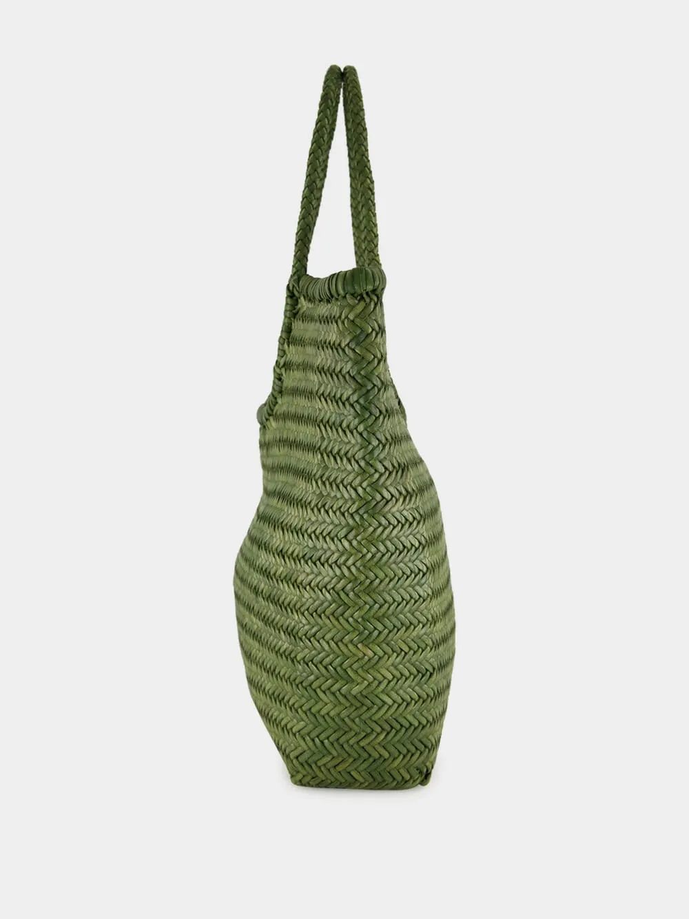 NS Diagonal Triple Jump Bag in Leaf Green sold by Fashion Clinic product image thumbnail 3