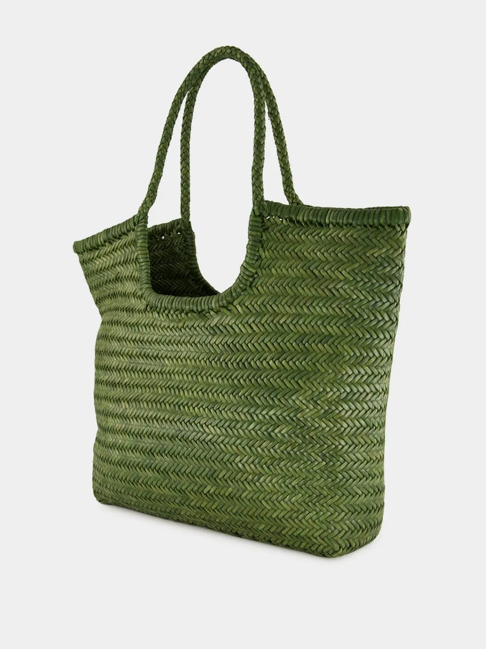 NS Diagonal Triple Jump Bag in Leaf Green sold by Fashion Clinic product image thumbnail 4