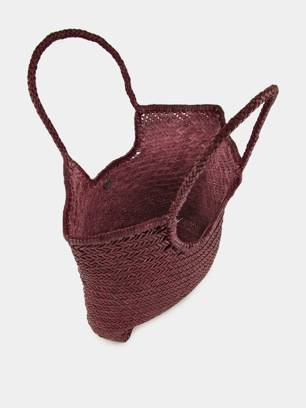 NS Diagonal Triple Jump Bag in Plum sold by Fashion Clinic product image thumbnail 5