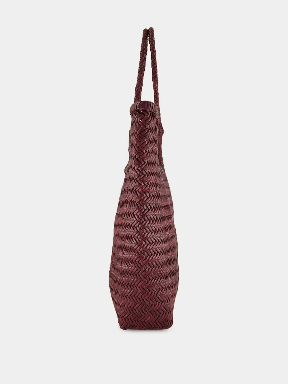 NS Diagonal Triple Jump Bag in Plum sold by Fashion Clinic product image thumbnail 3