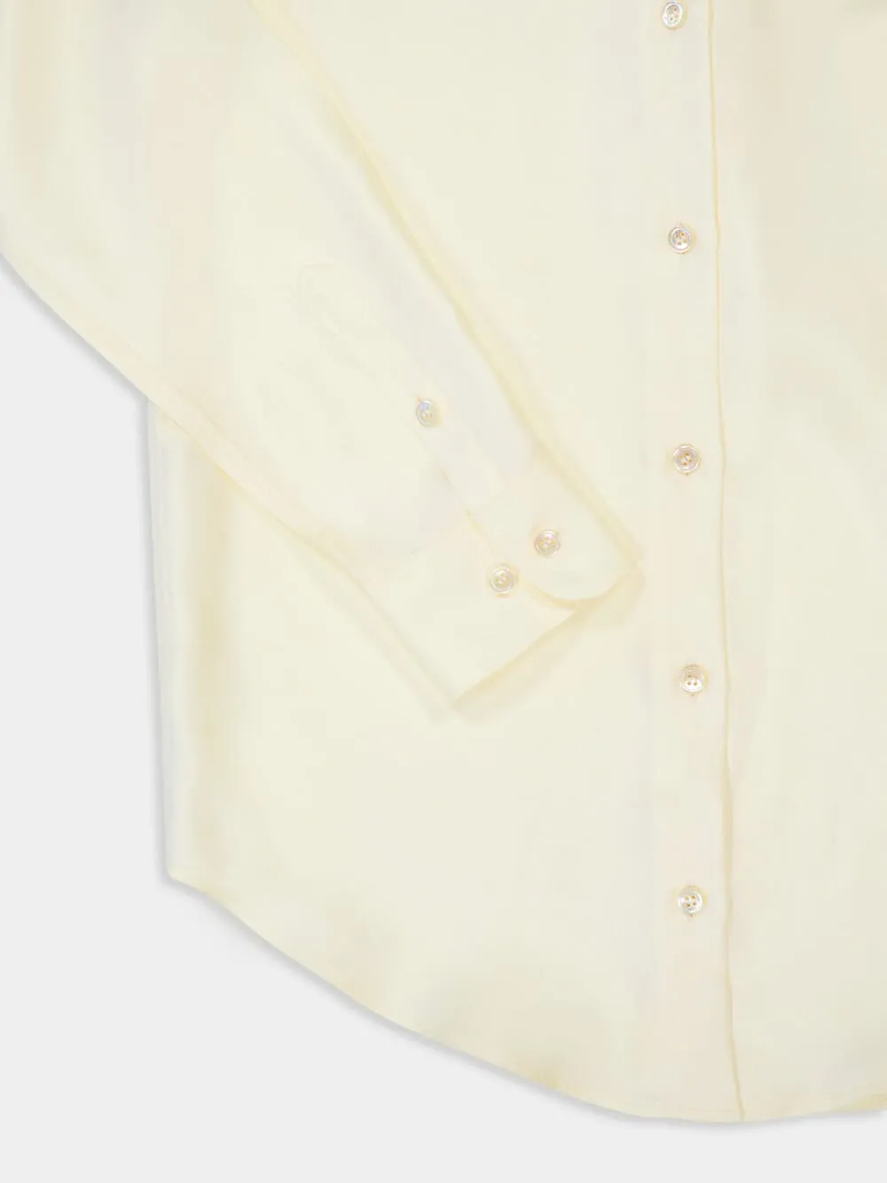 Ametista White Silk Twill Shirt sold by Fashion Clinic product image thumbnail 4