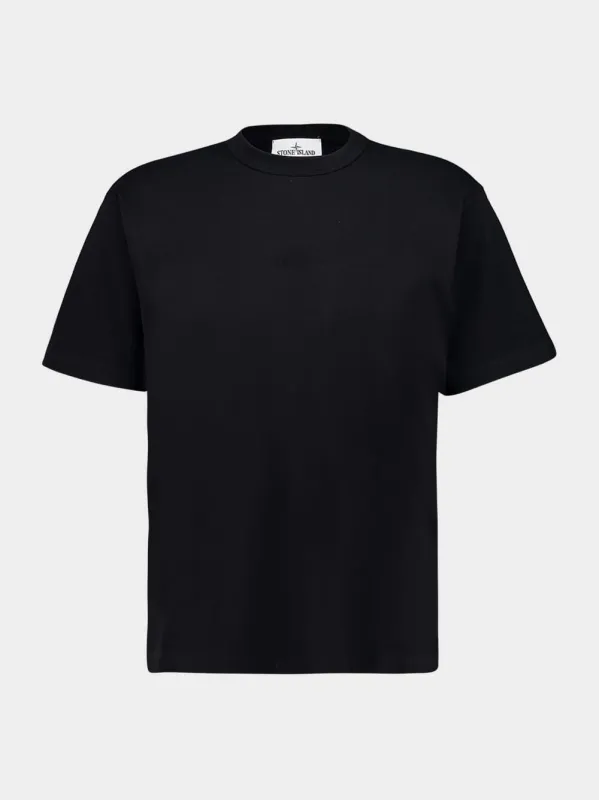Black Organic Cotton Logo T-Shirt sold by Fashion Clinic