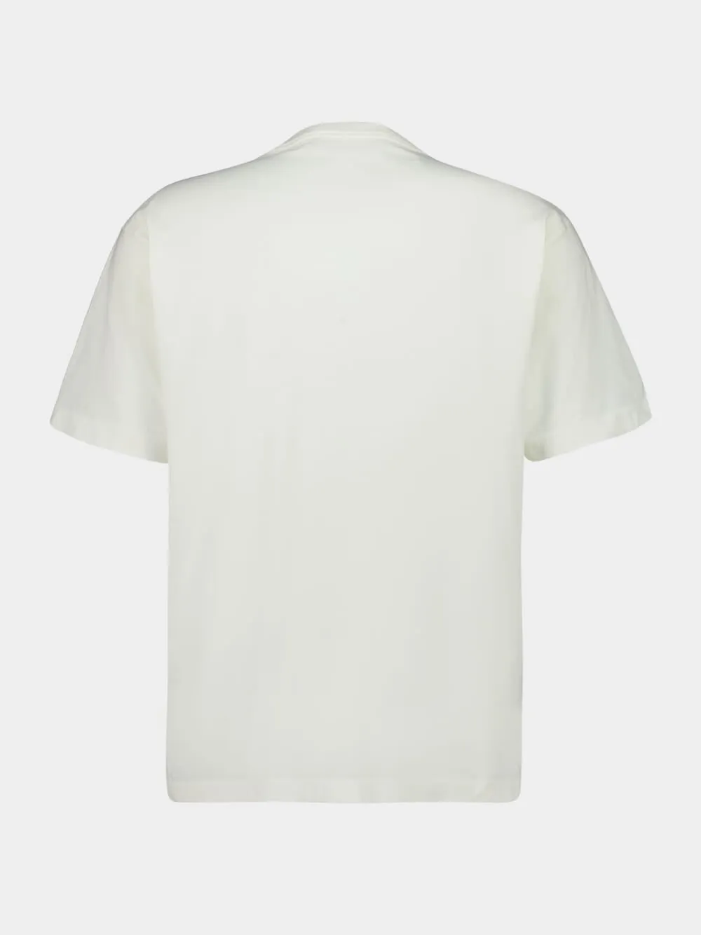 Ivory Organic Cotton Logo T-Shirt sold by Fashion Clinic product image thumbnail 2
