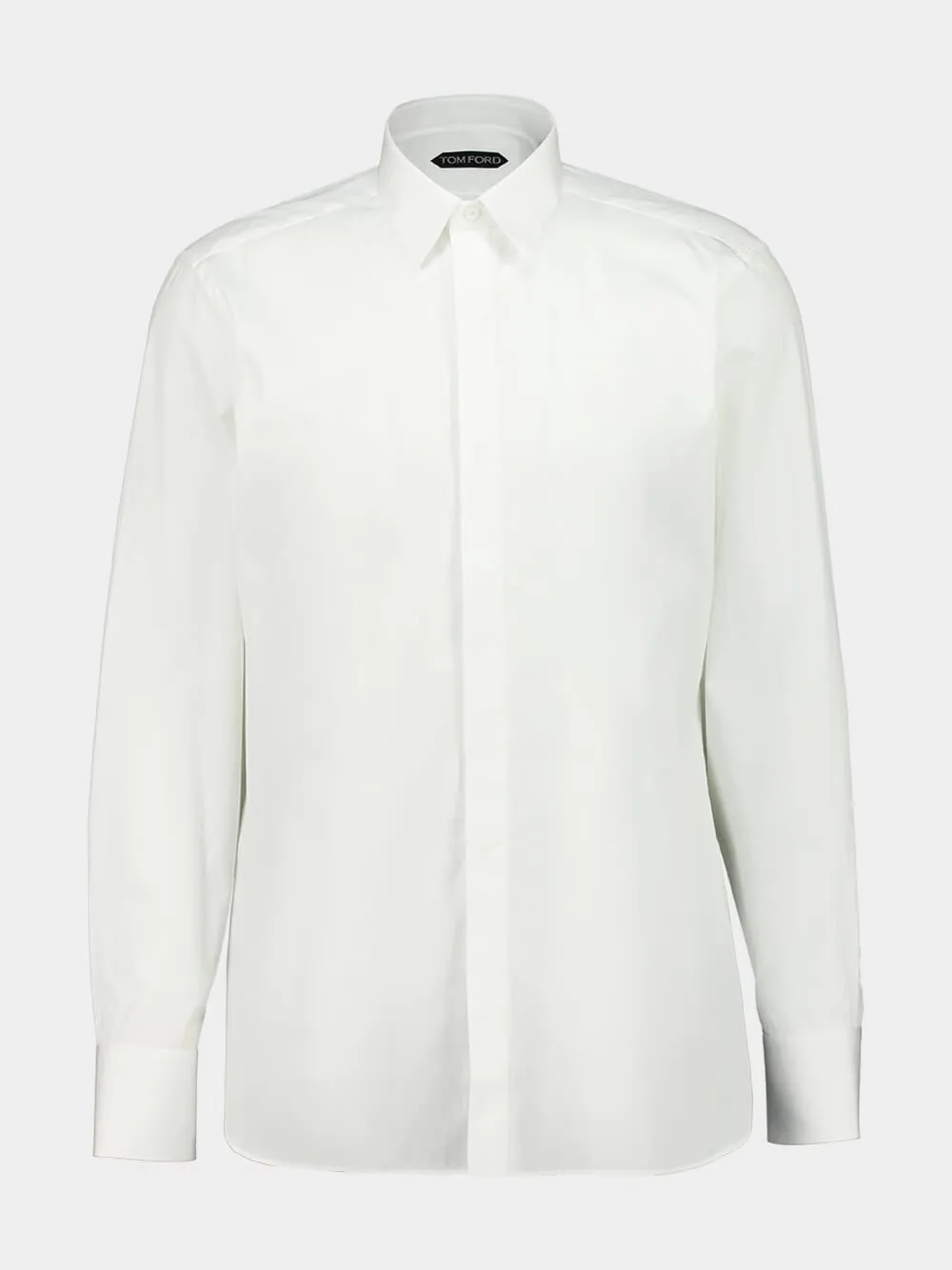 White Classic Cotton Shirt sold by Fashion Clinic