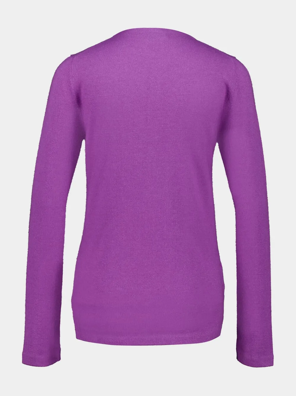 Wisteria Cashmere-Silk Crewneck Sweater sold by Fashion Clinic product image thumbnail 4