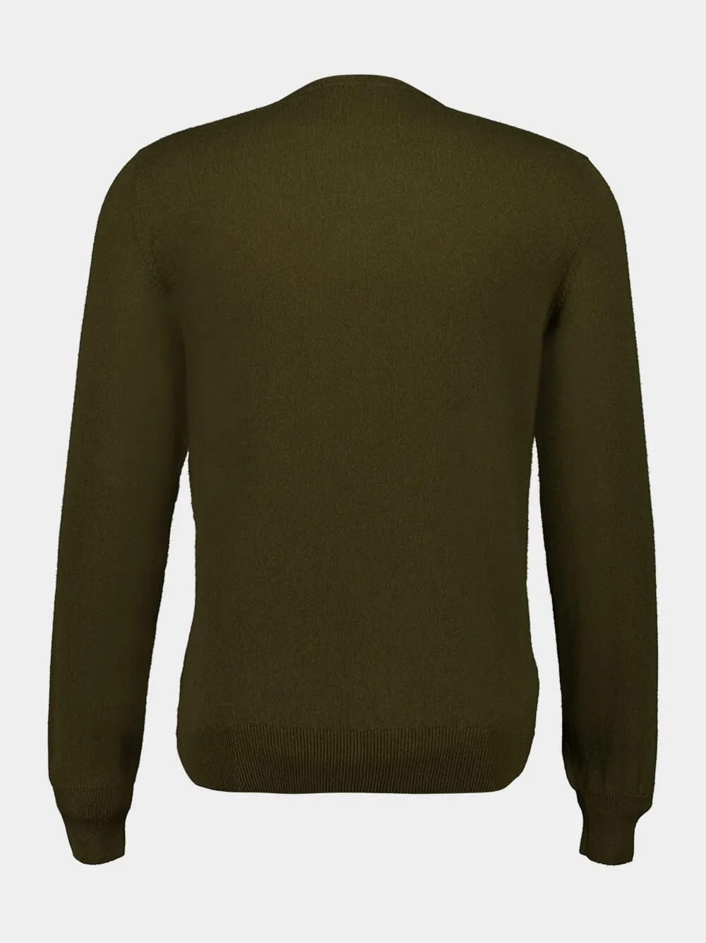 Brown Cashmere Crewneck Sweater sold by Fashion Clinic product image thumbnail 2