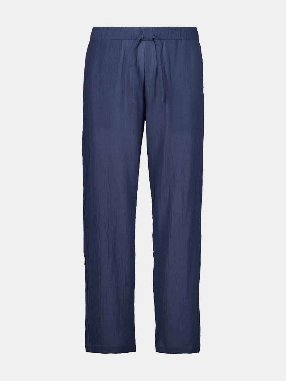Indigo Blue Organic Cotton Baggy Trousers sold by Fashion Clinic