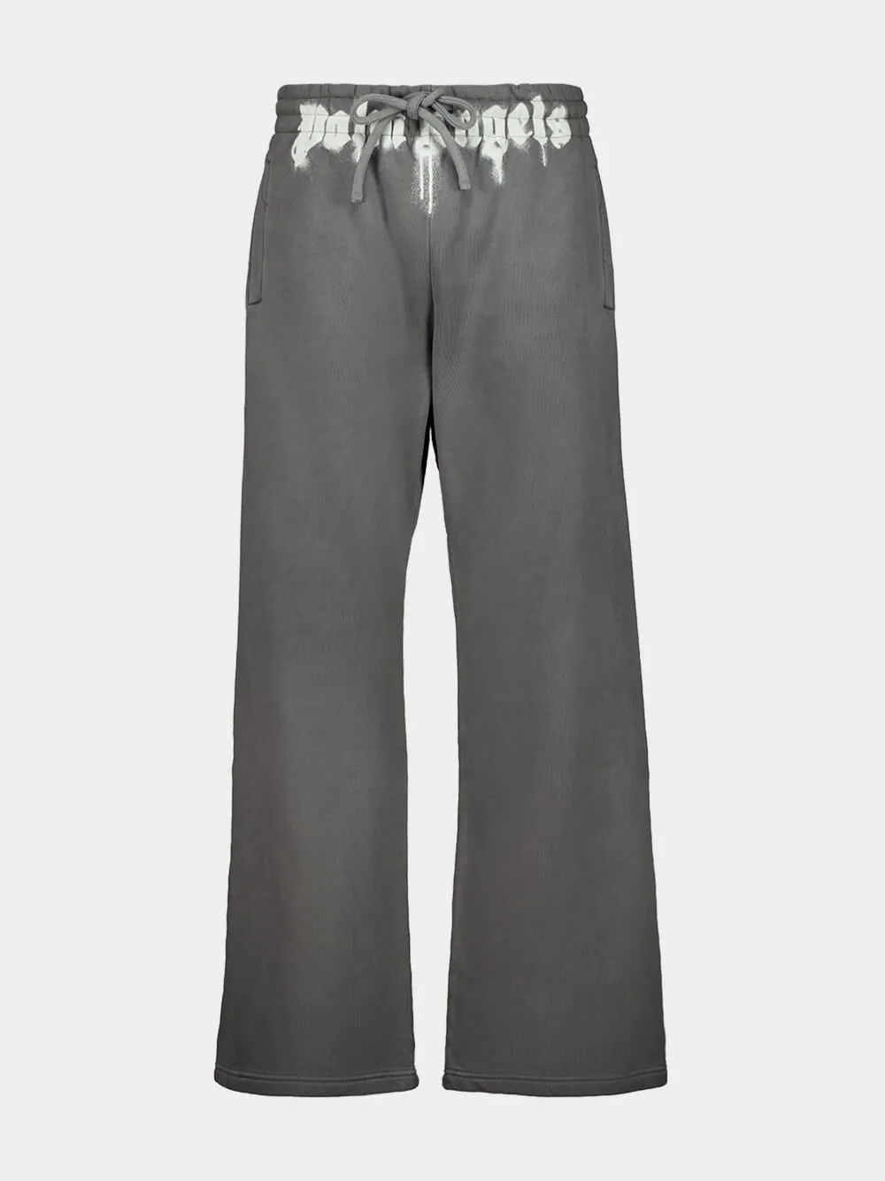 Dark Grey Cotton Logo Waist Sweatpants sold by Fashion Clinic