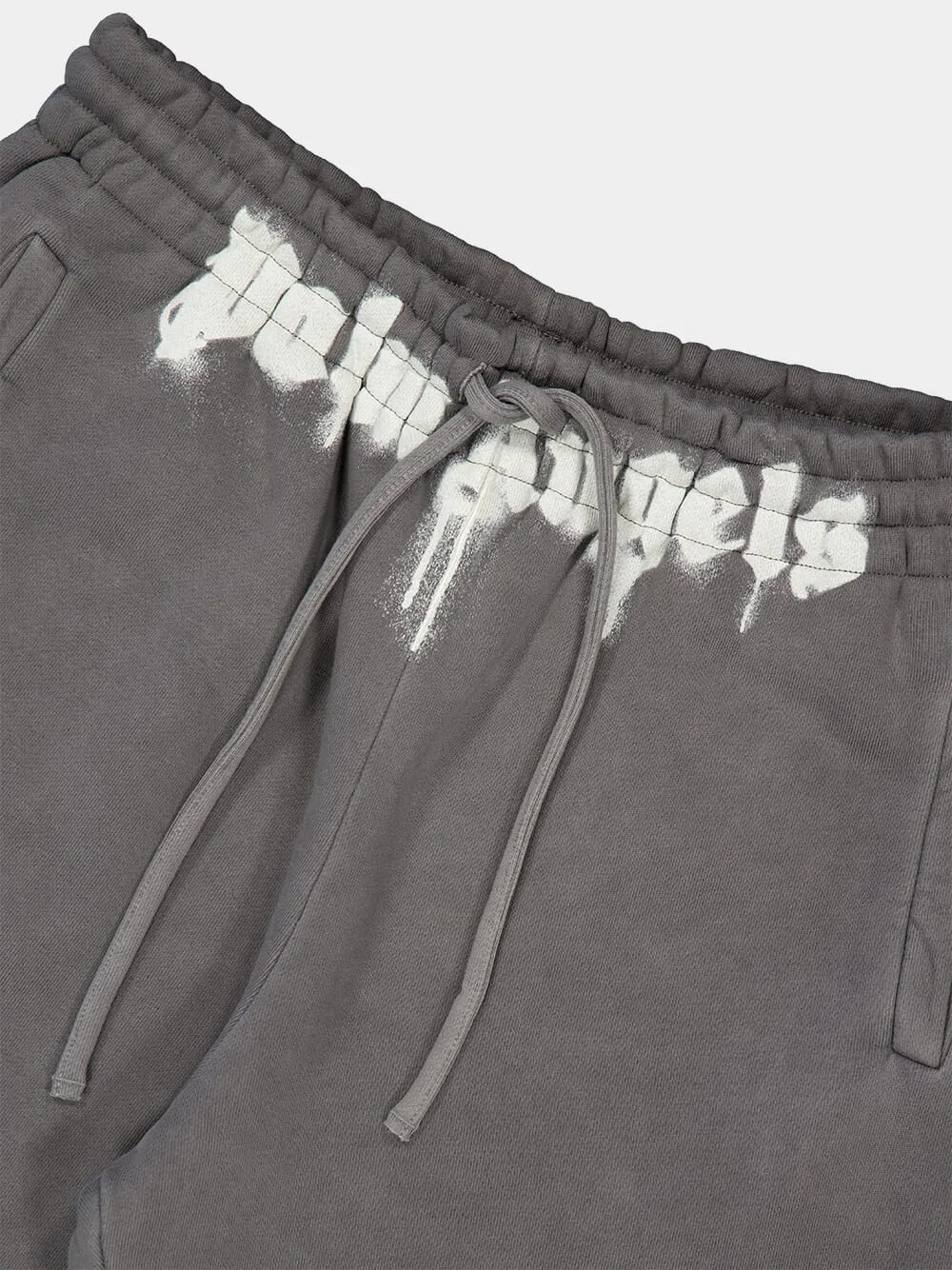 Dark Grey Cotton Logo Waist Sweatpants sold by Fashion Clinic product image thumbnail 3