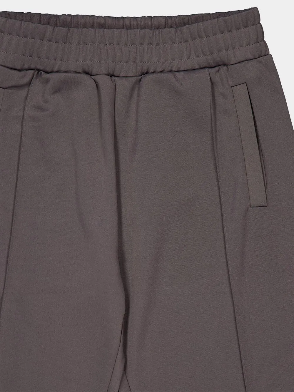 Dark Grey Track Pants with Back Curved Logo sold by Fashion Clinic product image thumbnail 3