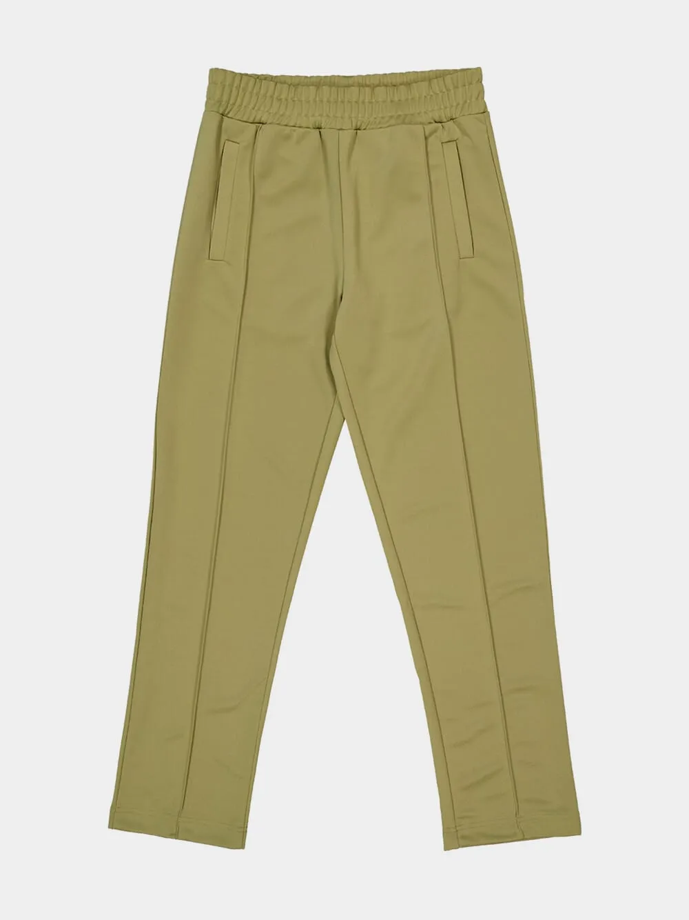 Army Green Track Pants with Back Curved Logo sold by Fashion Clinic product image thumbnail 5