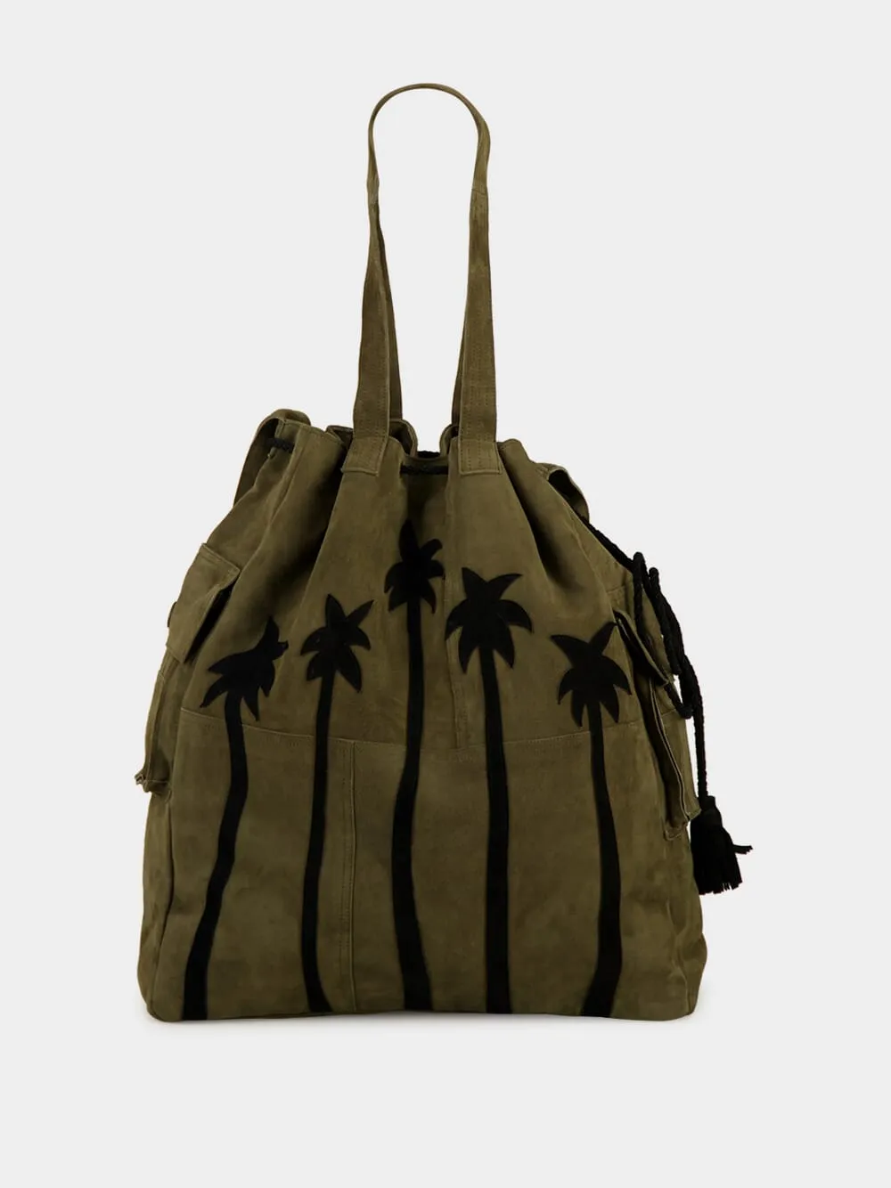 Khaki Green Suede Palmor Bag sold by Fashion Clinic