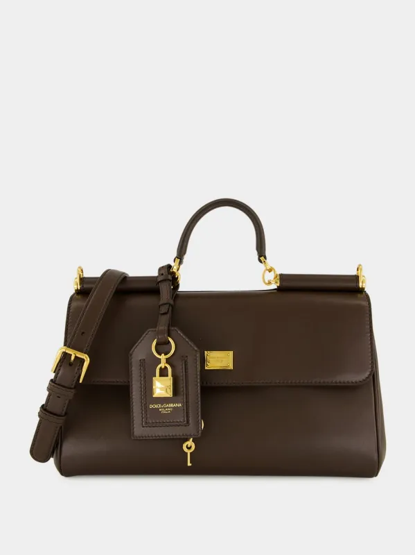 My Sicily Brown Leather Handbag sold by Fashion Clinic
