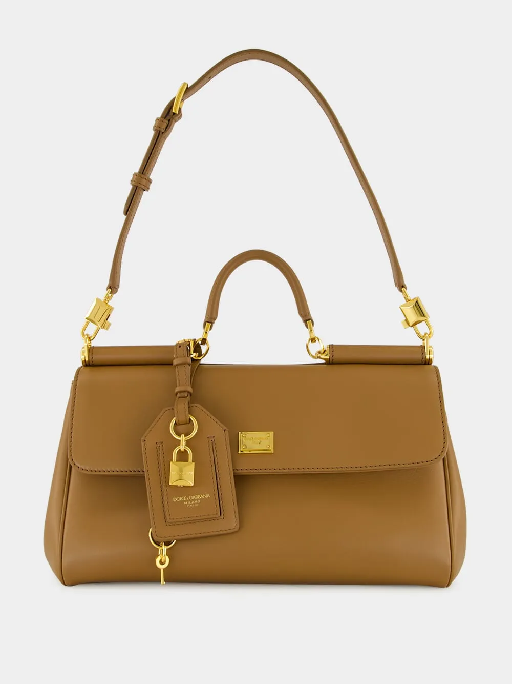 My Sicily Caramel Brown Leather Handbag sold by Fashion Clinic product image thumbnail 2